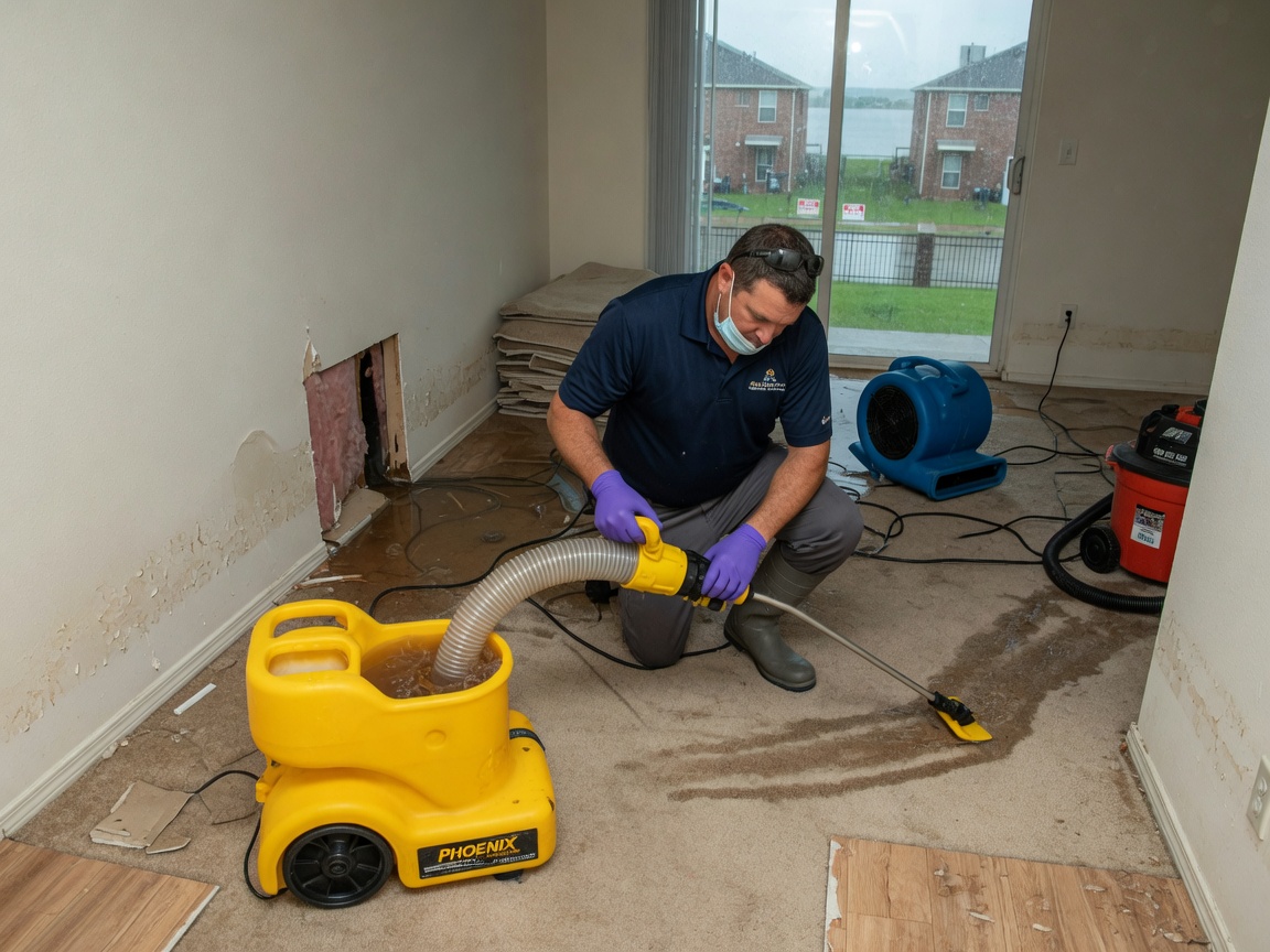 Flood Water Extraction in Stone Creek —, TX 75087